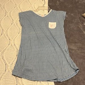 Blue checkered mini dress. Great condition!